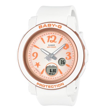 【CASIO 卡西歐】BABY-G 熱帶海洋 多彩繽紛 海葵亮橘 BGA-290US-4A_41.5mm
