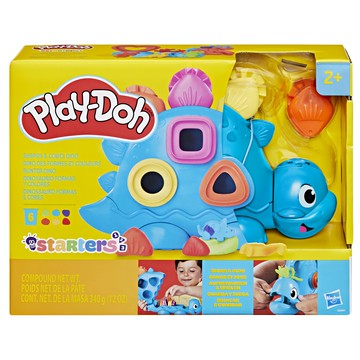 Hasbro 孩之寶 Play-Doh 培樂多 小恐龍顏色形狀配對遊戲組  混和顏色  340g  1盒