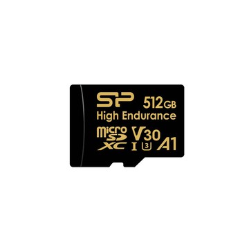 sp High Endurance microSD UHS-I U3, A1, V30 512G高耐用記憶卡(附轉卡) 監控卡 行車紀錄器