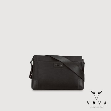 【VOVA 沃汎】艾克瑟爾 中型薄型斜背包-黑色(台灣總代理)/VA138-M020-BK