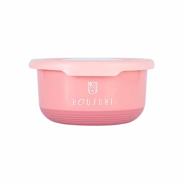 『HOUSUXI‧舒希』不鏽鋼雙層隔熱碗 – 經典紅420ml