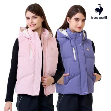 法國公雞 桃絨保暖輕量羽絨背心 女款 二色 LWW62293