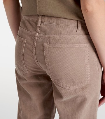 The Row Carlyl cotton corduroy straight pants