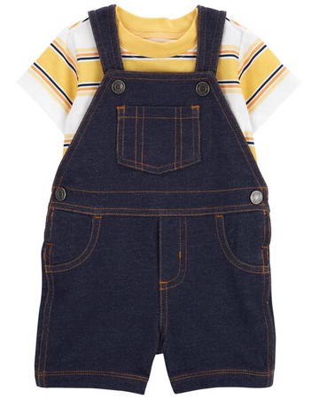 Baby 2-Piece Tee & Shortalls Set