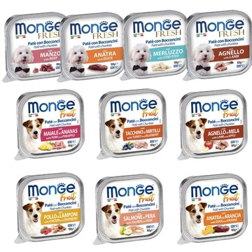 Monge瑪恩吉 狗罐頭 [隨機贈禮] 瑪恩吉倍愛滿滿 倍愛滿滿狗餐盒 犬餐盒 狗濕食 狗餐盒 狗主食餐💙鎧力士💙 罐罐