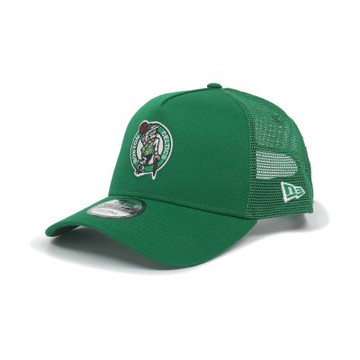 New Era 卡車帽 940 AF Trucker Mix League Script 波士頓 賽爾提克 帽子 綠 NE14700334