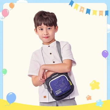 【IMPACT】怡寶兒童包 |寶可夢耿鬼側背包(小) -黑色 IMQPKM011BK (IMKS)