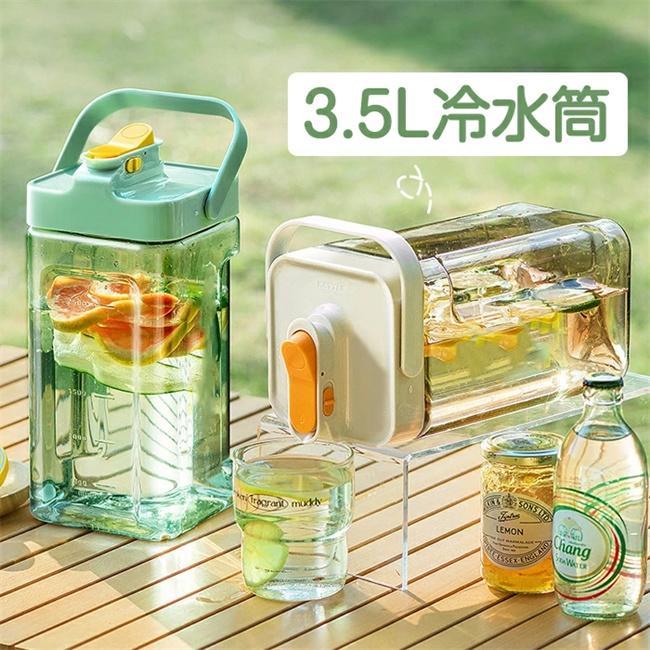 冷水筒 横置き 日本製 スリム 麦茶ポット 1.8L ピッチャー クールポット 冷水 容器 冷水ポット スリムジャグ パッキン 水差し 冷茶ポット  ウォーターピッチャー ウォータージャグ 麦茶 ポット