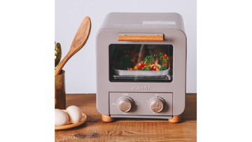 日本 mosh! 電烤箱 M-OT1 BR 咖啡棕