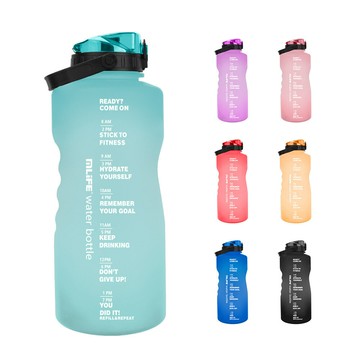 ??快速出貨?? 公司貨 塑料水杯新款128oz/3780ml戶外健身大水壺磨砂運動水壺