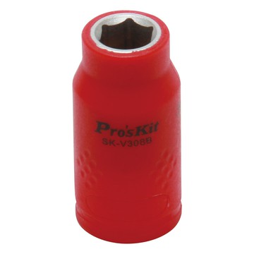 【Pro'sKit 寶工】SK-V308B VDE 1000V公制套筒 3/8"*8mm