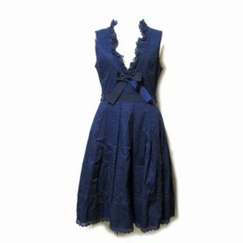 美品 Alice And The Pirates アリスアンドザパイレーツ リボンドレープワンピース Baby The Stars Shine Bright 中古 通販 Lineポイント最大1 0 Get Lineショッピング