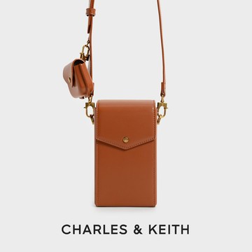 【CHARLES & KEITH】快速出貨 限時特價! 長型信封斜背包