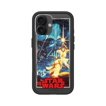 iPhone 16 Mod NX 黑 - 迪士尼-星際大戰 Star Wars - 路克&莉亞公主-電影海報