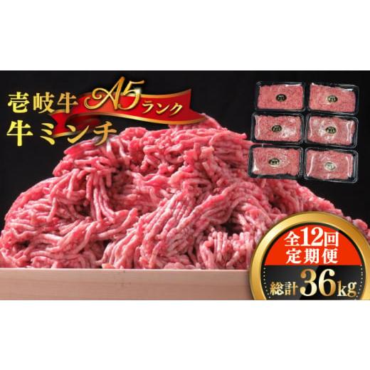 ふるさと納税 長崎県 壱岐市 壱岐牛 A5ランク 牛ミンチ 約500g×6 《壱岐市》 [JER048] 小分け ミンチ 3kg 挽き肉 ひき肉 牛肉…