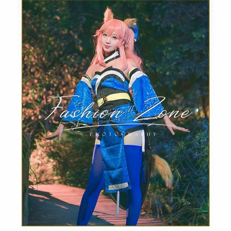 Fate fate extella 風 玉藻の前 コスプレ衣装耳しっぽウィッグ ...