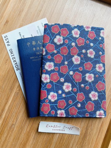 護照套 Passport Holder 護照夾 護照收納 紅白小櫻花款