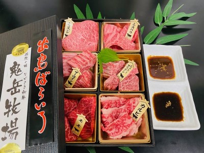 年内発送　長崎和牛 出島ばらいろ 松花堂焼肉セット B 