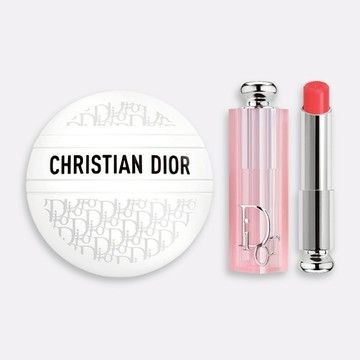 【DIOR】迪奧緹花全能修護美唇組-粉漾潤唇膏 075蜜糖粉 [快速出貨]