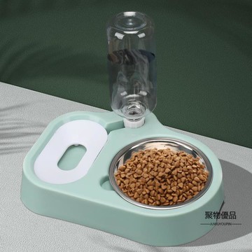 寵物貓碗貓盆寵物貓咪狗狗碗狗盆小貓小狗喝水飲水泰迪飯食盆瓶【聚物優品】