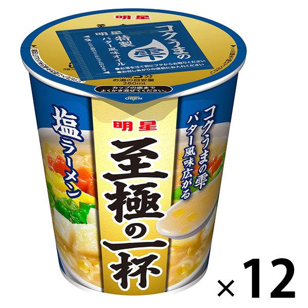 明星食品至極の一杯 塩ラーメン 12個 明星食品