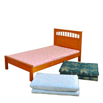 《DFhouse》黛爾夢3.5尺雙人緹花布透氣床墊-3色