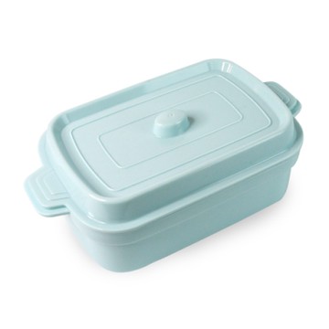 【Caldo卡朵生活】法式單層雙耳造型便當盒800ml