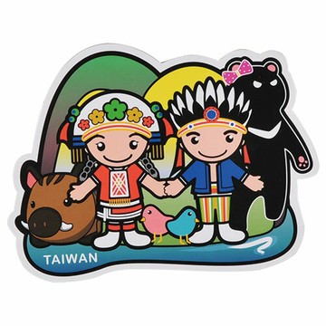 【仲夏周年慶】台灣旅行明信片/異型/原住民/傳統文化/TAIWAN/PostCard/MILU(阿美族/原住民服飾/TAIWAN)