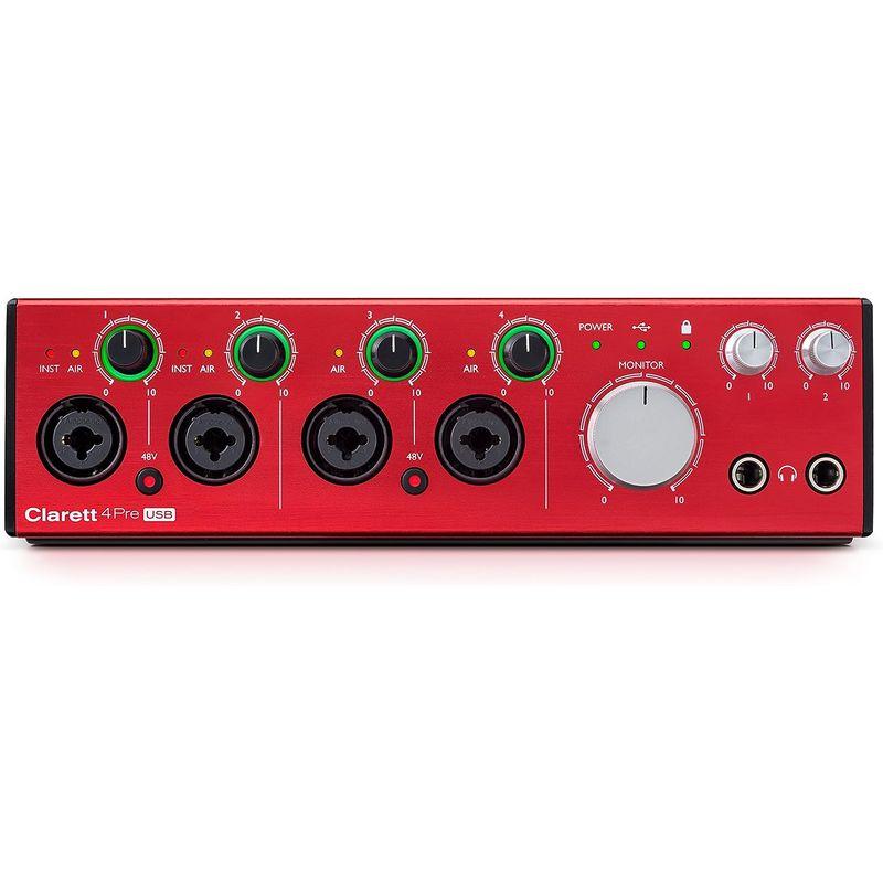 オーディオインターフェイス Focusrite フォーカスライト 18イン 8アウト CLARETT Pre USB 国内正規品