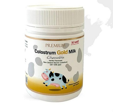 紐西蘭代購！原裝正品HI WELL 成人牛初乳咀嚼片高含量200粒