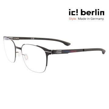 【ic! berlin】Alfie Black 德國薄鋼眼鏡 公司貨