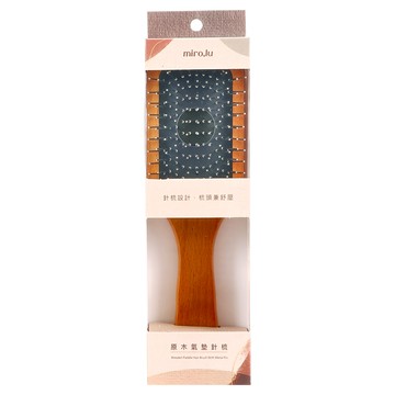 miro.lu 魔力璐 原木氣墊針梳 梳頭兼舒壓  1支