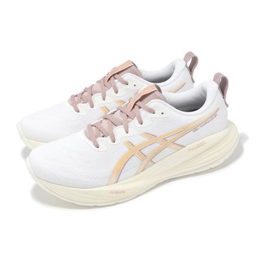 Asics 慢跑鞋 GEL-Cumulus 27 男鞋 白 橘 緩震 厚底 運動鞋 亞瑟士 1011B960101