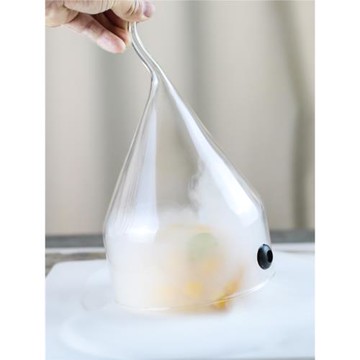 透明玻璃煙熏罩意境菜分子料理美食蓋酒吧靈魂雞尾酒煙霧耐高溫