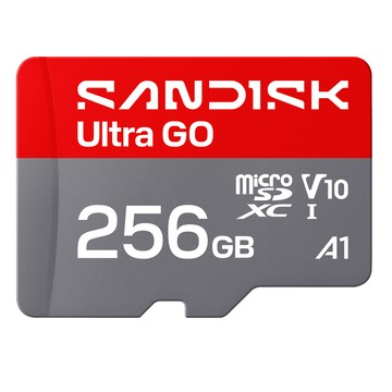 SanDisk Ultra GO microSDXC U1 A1 190MB/s 256GB 記憶卡 (SDSQUGN-256G-GN6MN)