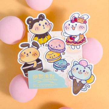 甜點派對 x 萬用小貼紙