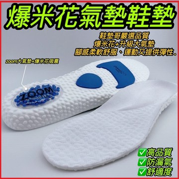 氣墊鞋墊 工作鞋墊 彈性鞋墊 運動鞋墊 爆米花鞋墊 ZOOM氣墊 台灣出貨