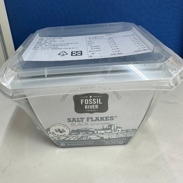 <附發票>Stephen義式餐廳食材廣場FOSSILRIVER西班牙雪花黑鹽300g