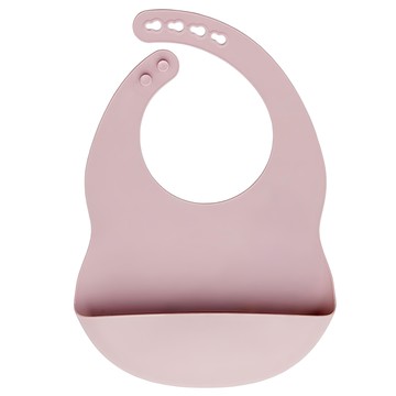 Coaa 韓國寶寶餐具 矽膠圍兜 FDA安全認證 寶寶粉 3個月以上  1個