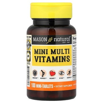 Mason Natural, 迷你多維生素，100 片迷你片