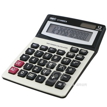 LIBERTY 覆查型12位元計算機 LY-2403CA 仰角設計大型螢幕