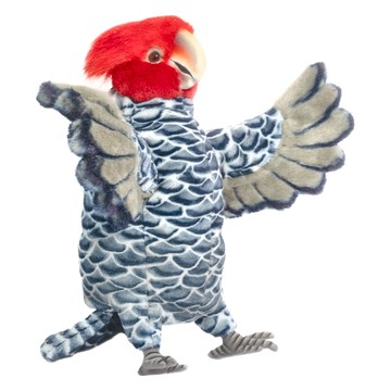 HANSA TOY 鋼鋼葵花鸚鵡手偶 毛絨填充玩具  1種  1個