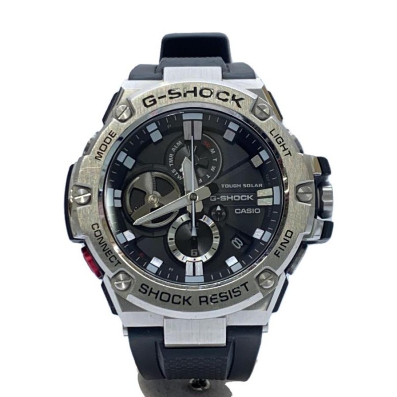 CASIO◇ソーラー腕時計・G-SHOCK/アナログ/ラバー/BLK/GW-3000B-1AJF 水っぽく