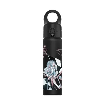 磁吸水壺 AquaStand 不鏽鋼 700cc - 附吸管 黑 - 瑟拉斯蒂歐 - 冰霧 - 這裡超速不違規！