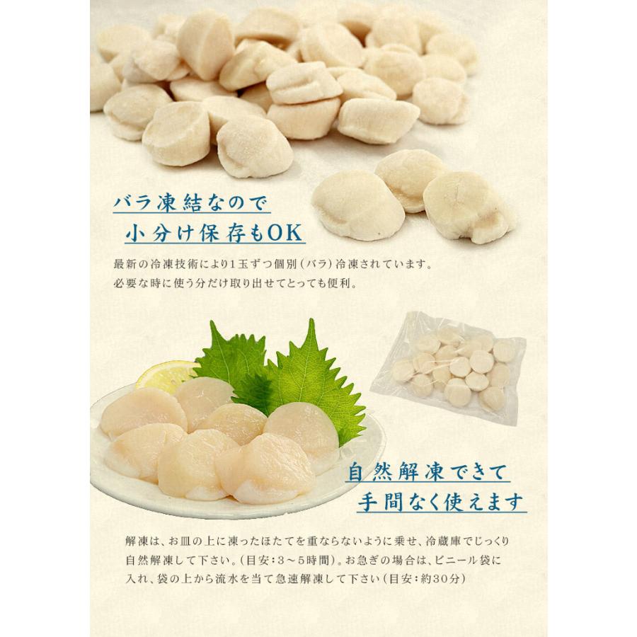 ホタテ ほたて 北海道産生ホタテ900g（300g×3パック）送料無料 刺身 海鮮丼《ref-ht1》yd5[[生ほたて300g-3p]