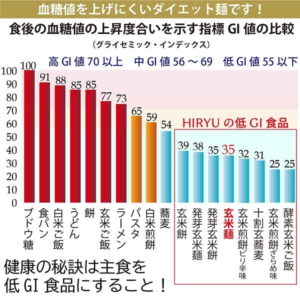 HIRYUの玄米麺 100g×10pc パスタ 自然栽培(無農薬・無肥料) (平麺)