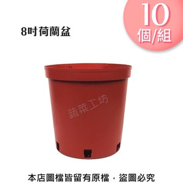 8吋荷蘭盆(栽培盆)10個/組