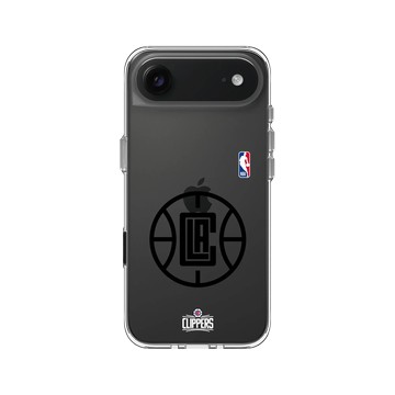 iPhone Air Clear Case（相機按鈕） 透明 - NBA - B&W-洛杉磯快艇 L.A. Clippers B&W - Light