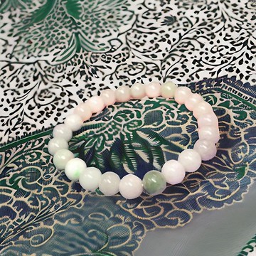 多彩翡翠手珠 | 天然緬甸A貨翡翠 | 送禮
