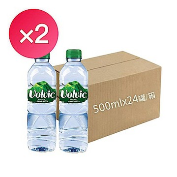 法國 富維克Volvic 礦泉水(500mlx24入/箱)x2箱